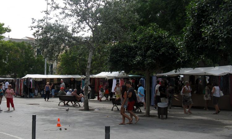 Menorca market situated in the main squire