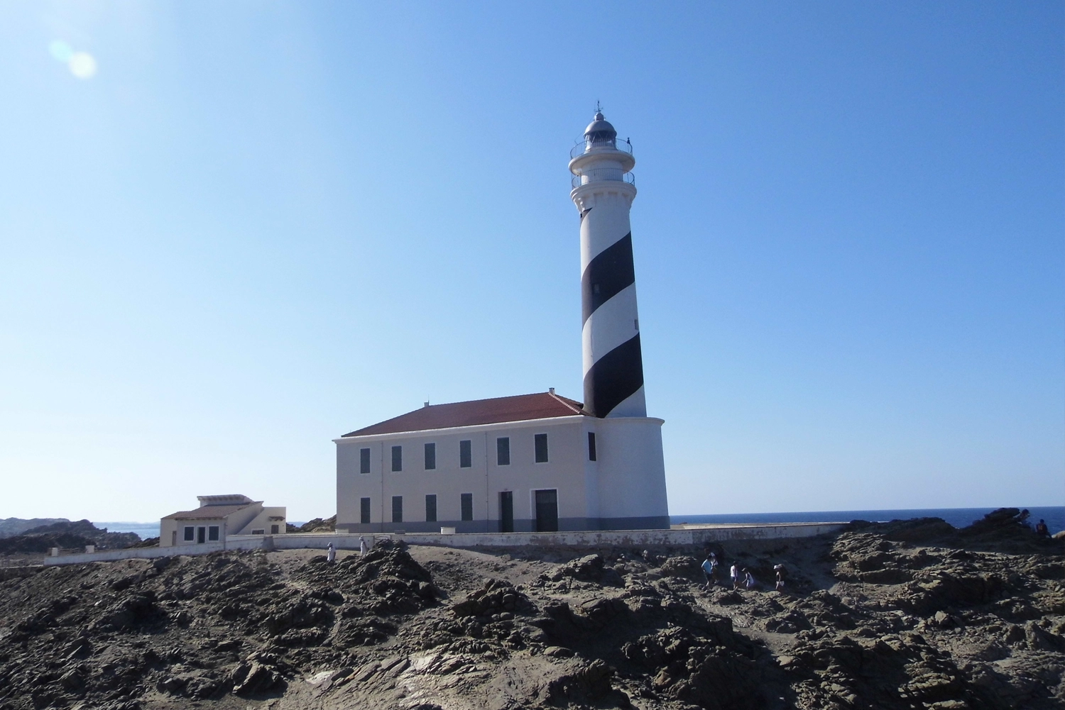 Cap de Favàritx lighthouse Menorca volcanic landscape
