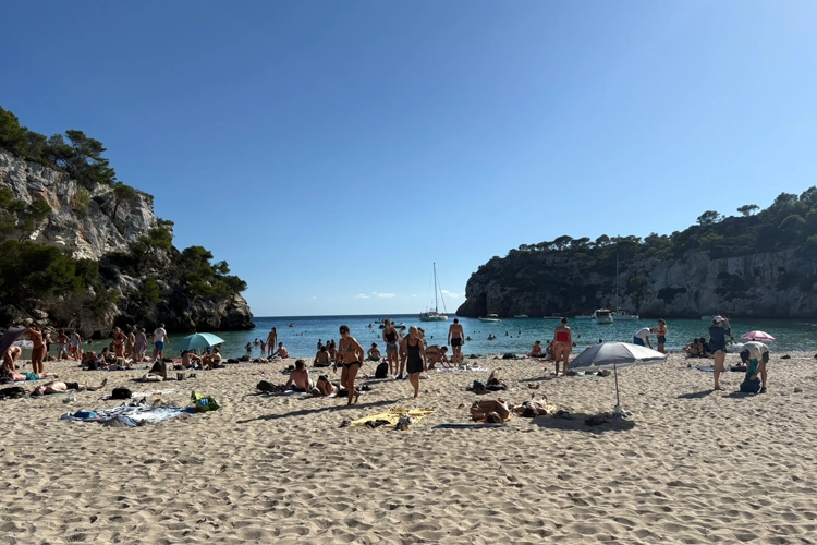 The beach in September