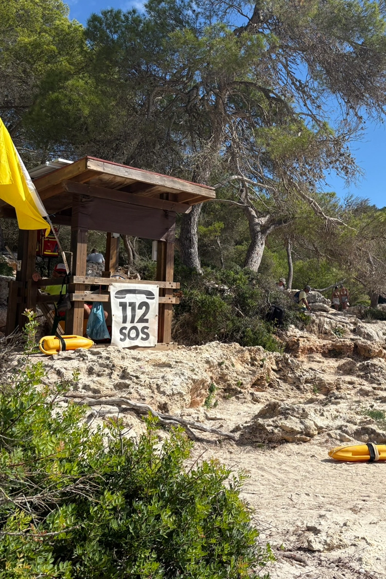 Life guards at the beach
