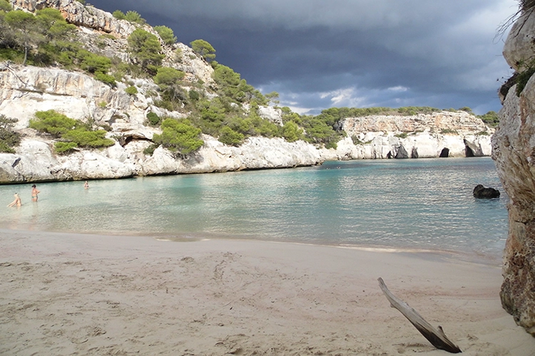 The beautiful stunning Cala Macarelleta beach