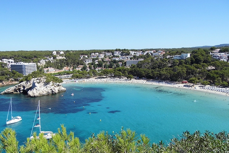 Cala Galdana beach taken from Mirador Sa Punta