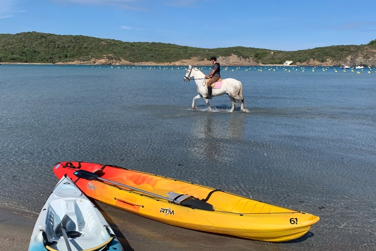 Kayaking and Horse Riding at Es Grau
