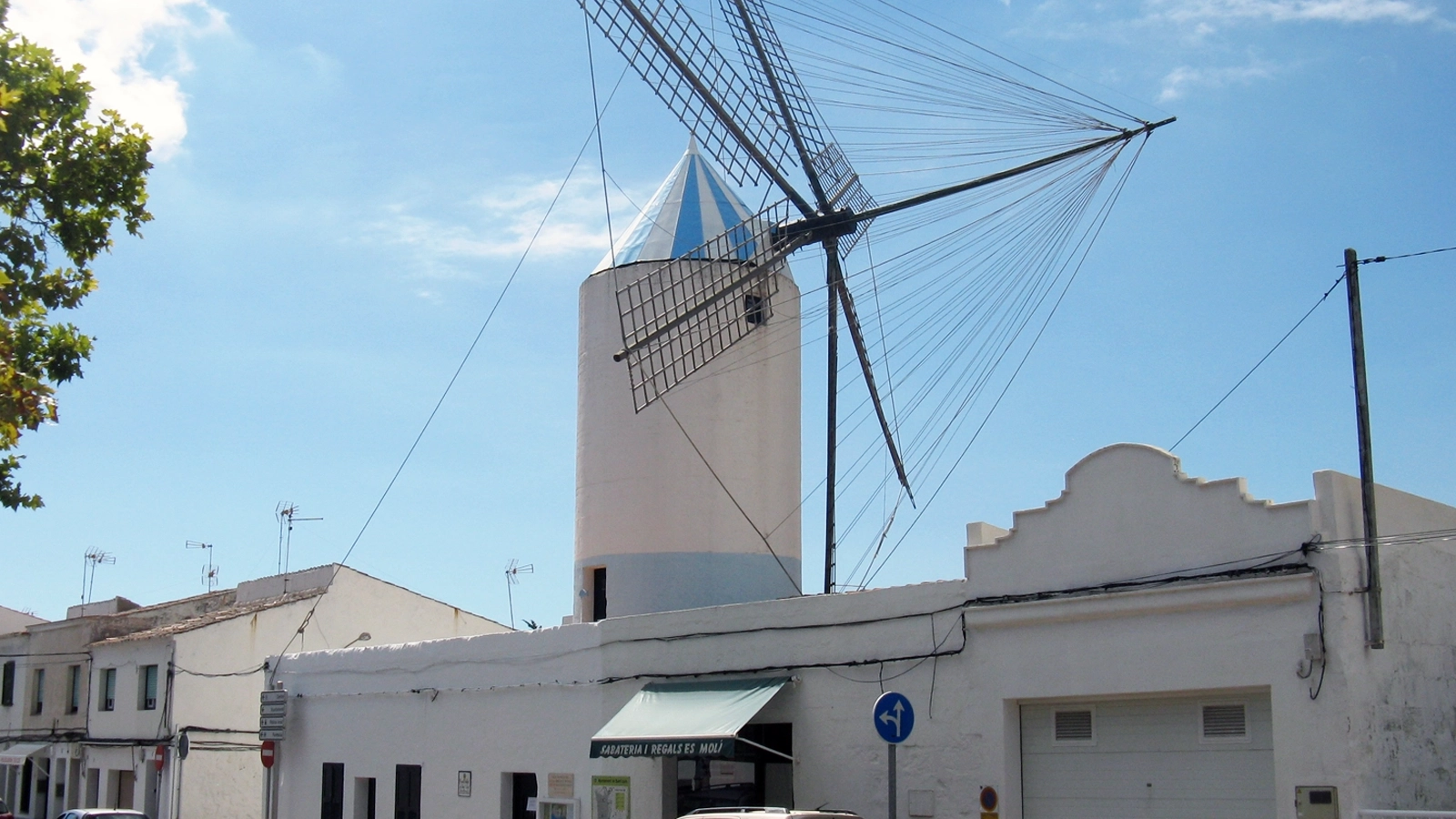 Es Molí de Dalt Wildmill The Es Molí de Dalt Wildmill in Sant Lluis, Menorca.