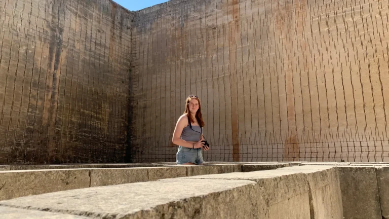 Me Katie exploring the Labyrinth
